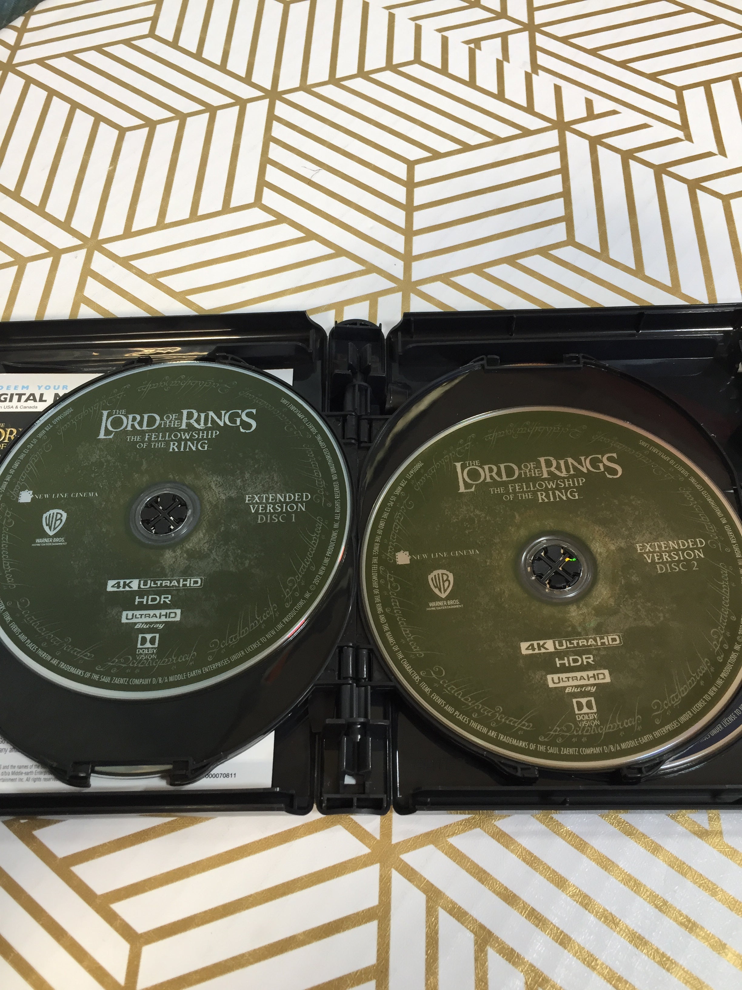 The Lord of the Rings: The Motion Picture Trilogy Extended & Theatrical 4K Ultra HD (7680419168494)
